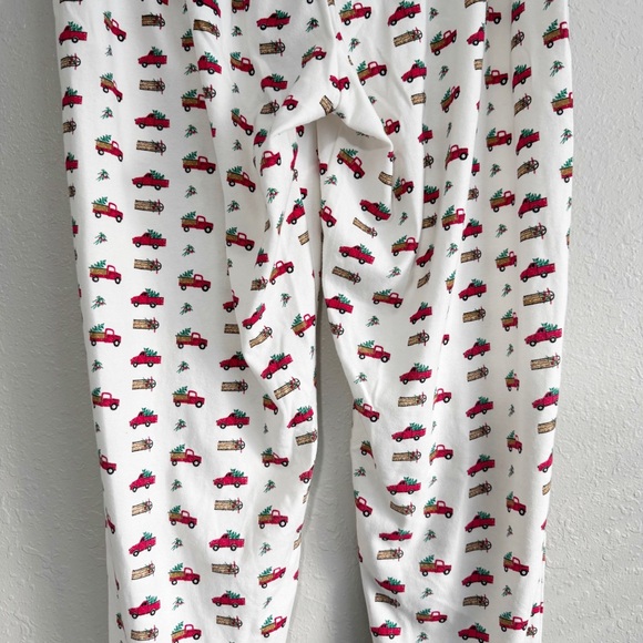 NWT Hallmark Christmas Holiday jogger pants pjs pajamas Sled tree truck XXL - Picture 8 of 11